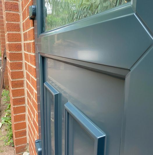 Check out the finish on this Upvc door...