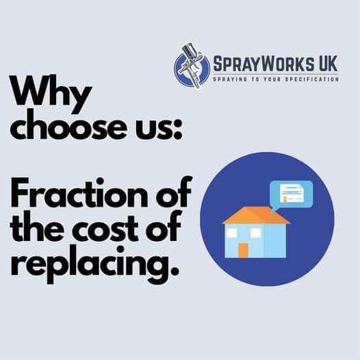 Why replace when you can renovate? Save your expenses.  #sprayworksuk #upvcdoors...