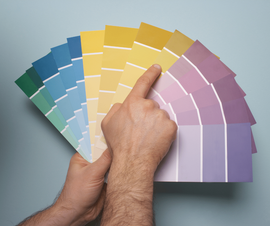 selection of colour palettes - SprayWorks UK